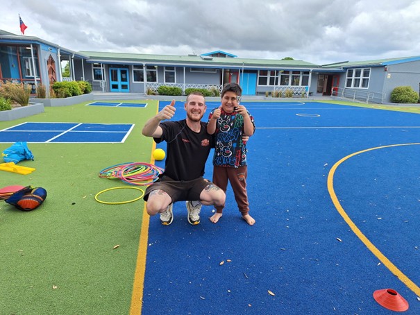 Tainui and Coach Matty